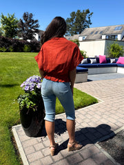 The Mhari - Jacquard Print Bomber Jacket