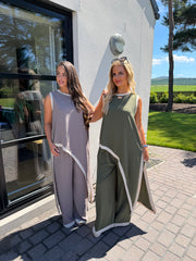 The Santorini - Asymmetrical Contrast Trim Coord
