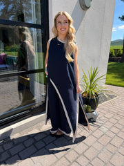 The Santorini - Asymmetrical Contrast Trim Coord