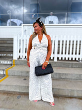 The Amber - Polka Dot Halter Jumpsuit
