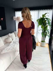 The Hattie - Scoop Neckline Balloon Jumpsuit