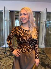 The Kerry - Leopard Print Mesh Bodysuit