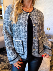 The Willow - Tweed Style Cardigan Coat