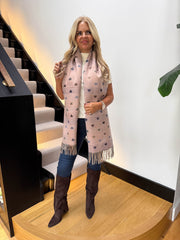 The Thea - Mini Star Fringe Scarf