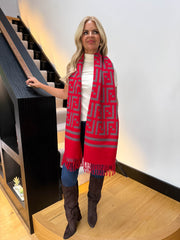 The Frankie- Geometric Print Scarf