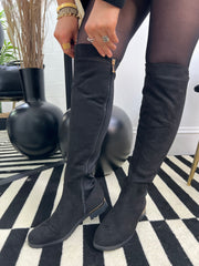 The Bianca - Suede Knee High Boot