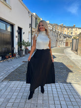 The Harriet - Belted Pleated Skirt