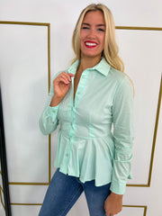 The Freya - Pleated Long Sleeve Shirt