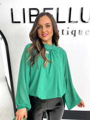 The Ophelia - Block Colour Blouse