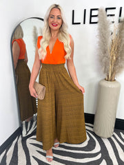 The Flo- Leopard Print Palazzo Pant