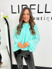 The Ophelia - Block Colour Blouse