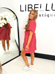 The Sloane - Checked Print Mini Dress