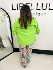 The Mylah - Abstract Pleated Trousers