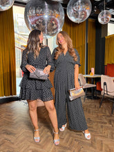 The Athena - V Neck Polka Dot Jumpsuit