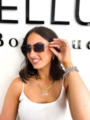 The Talia - Rectangle Sunglasses