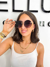 The Odette - Round Bee Detail Sunglasses