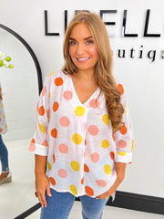 The Kelani - Polka Dot Shirt