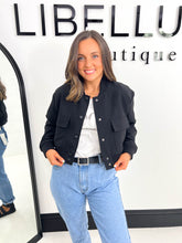 The Crishell - Cropped Bomber Jacket