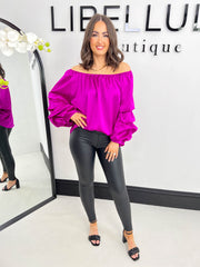 The Angelina - Ruffle Sleeve Blouse
