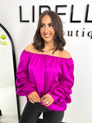 The Angelina - Ruffle Sleeve Blouse