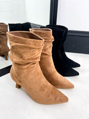 The Kendall - Ruched Suede Boot