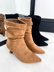 The Kendall - Ruched Suede Boot
