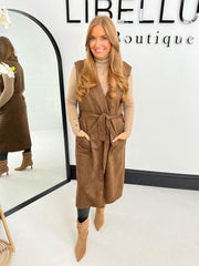 The Laela - Suede Gilet