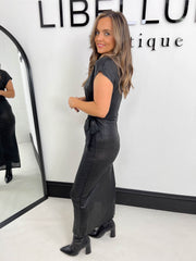 The Brogan - Metallic Maxi Dress