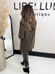 The Jenna - Ruched Sleeve Blazer