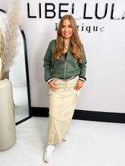 The Tyla - Cargo Midi Skirt