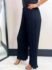 The Natalia - Pleated Wide Leg Trousers