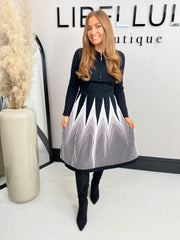 The Louise - Zig Zag Dress