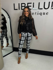 The Steph - Tartan Trousers