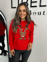 The Rayna Reindeer Christmas Jumper
