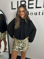The Lucy - Sequin Mini Skirt