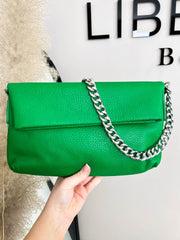 The Stella - Chain Fold Over Bag