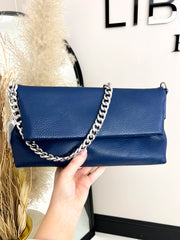 The Stella - Chain Fold Over Bag