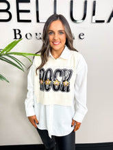 The Billie - Layered Sweater Vest & Shirt