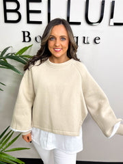 The Josie - Jumper with Shirt