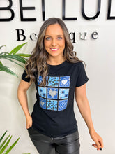 The Penny - Heart & Floral Graphic T-Shirt