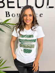 The Lara - Graphic Fitted T-shirt