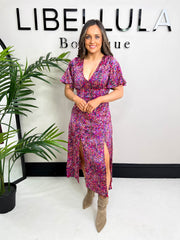 The Romy - Split Leg Midi Dress