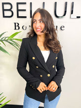 The Lori - Gold Button Blazer
