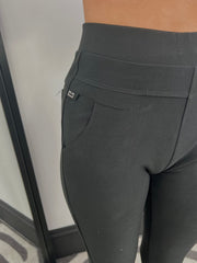 The Katherine - Black Leggings with Sparkle Detail