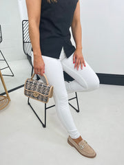 The Charlie - White Skinny Jeans