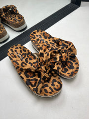 The Ollie - Leopard Print Platform Sandal