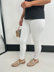 The Charlie - White Skinny Jeans