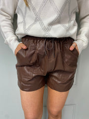 The Mila - Leather Shorts
