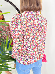 The Charlotte - Floral High Neck Blouse