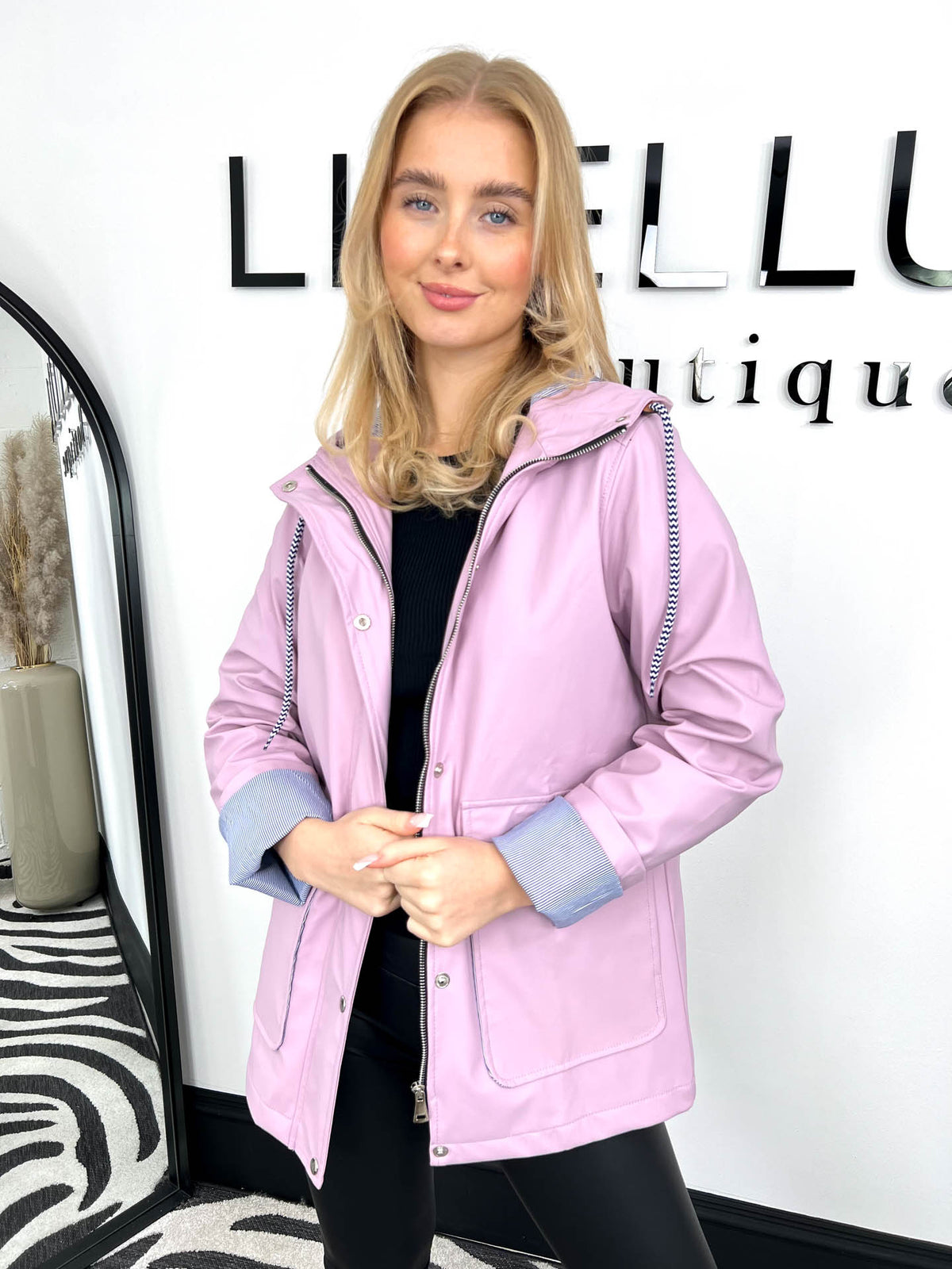 The Lainey - Pocket Detail Raincoat